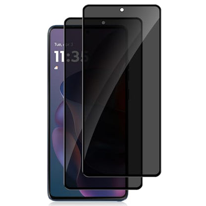 2 Pack Privacy Screen Protector for Motorola Moto G Stylus 2026 2025 / Motorola Moto Edge 60 Stylus, Tempered Glass Film full Coverage Anti Scratch, Anti-Spy, 9H Hardness, Bubble Free - size: Motorola G Stylus 2026&2025 / Edge 60 Stylus