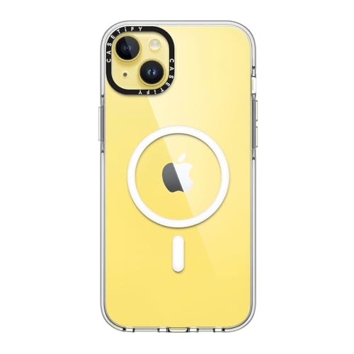 CASETiFY for iPhone 14 Plus Case - Impact Clear Compatible with MagSafe | Not Yellowing | 6.6 ft. 3X Military Grade Drop Protection | Clear - color: Clear, size: Iphone 14 Plus (6.7")