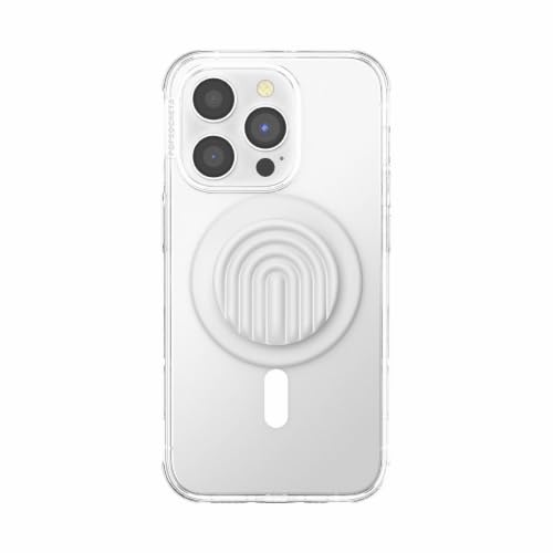 PopSockets Phone Grip for MagSafe, Magnetic Holder- Coconute Creme - color: Coco Curves, style: MagSafe