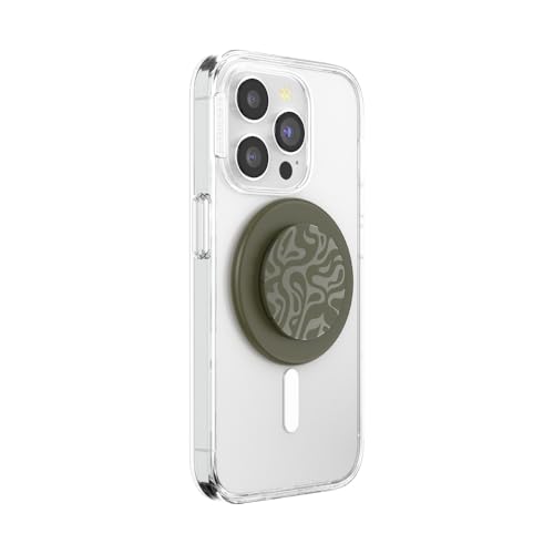 PopSockets Phone Grip for MagSafe, Magnetic Holder- Alum Swirl - color: Alum Swirl, style: MagSafe