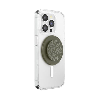 PopSockets Phone Grip for MagSafe, Magnetic Holder- Alum Swirl - color: Alum Swirl, style: MagSafe