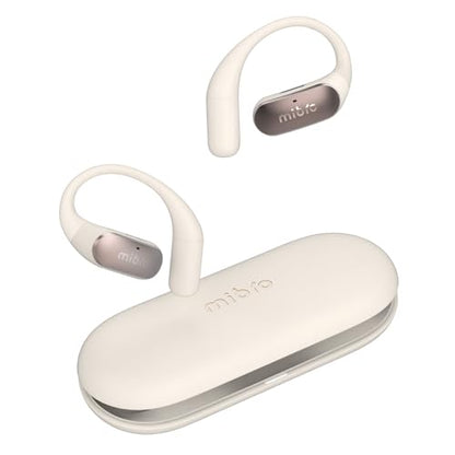 mibro OpenEar Pro Open Ear Earbuds with Mic, Lightweight Bluetooth, White - color: White