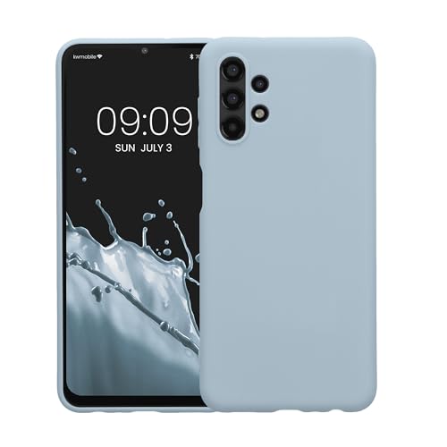 kwmobile Case Compatible with Samsung Galaxy A13 4G Case - Soft Slim Protective TPU Silicone Cover - Light Blue Matte - color: light blue matte, size: Galaxy A13 4G