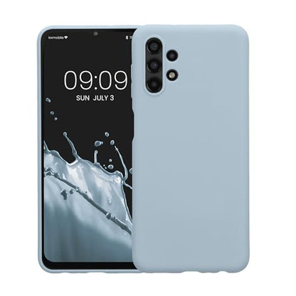 kwmobile Case Compatible with Samsung Galaxy A13 4G Case - Soft Slim Protective TPU Silicone Cover - Light Blue Matte - color: light blue matte, size: Galaxy A13 4G