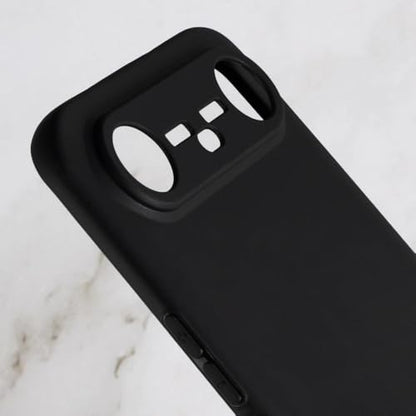 Protective Case for Tecno Pova Slim 5G - Black | 6.78" Slim Shockproof Bumper Back Cover Anti-Scratch Flexible TPU Shell, Grip-Friendly - color: Black