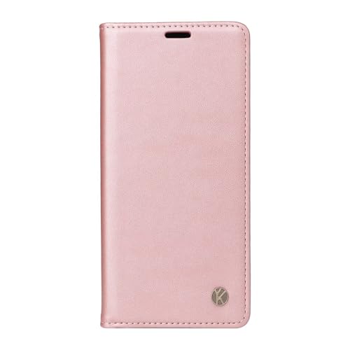 Compatible with Samsung Galaxy A21S Wallet Case PU Leather Flip Folio Case with Card Holder Magnetic Closure Shockproof Protective Phone Cover Rose Gold - color: Rose Gold, size: Samsung A21S