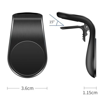 Phone Holder, Magnetic Phone Holder for Car, Mobile Phone Navigation Magnetic Bracket, 360° Adjustable Hands Phone Stand, Secure Clip-On Air Vent Phones Cradle for Driving - color: Blue*2