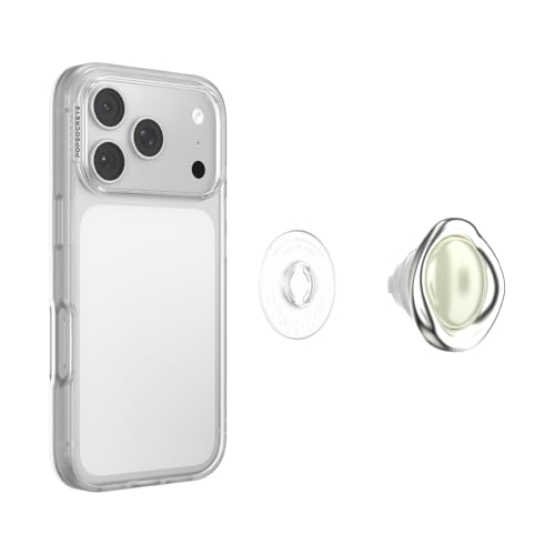 PopSockets Adhesive Phone Grip, Holder- Eye Silver - color: Eye of the Beholder Silver Adhesive, style: Adhesive