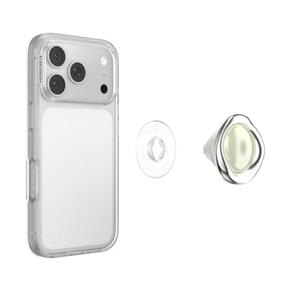 PopSockets Adhesive Phone Grip, Holder- Eye Silver - color: Eye of the Beholder Silver Adhesive, style: Adhesive