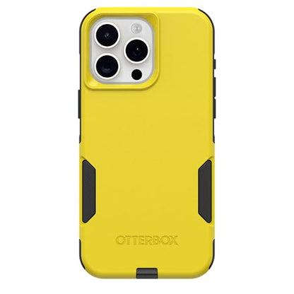OtterBox iPhone 15 Pro Max (Only) - Commuter Series Case - Night Reverse (Yellow & Black) - Slim & Tough - Pocket-Friendly - with Port Protection - color: Yellow & Black