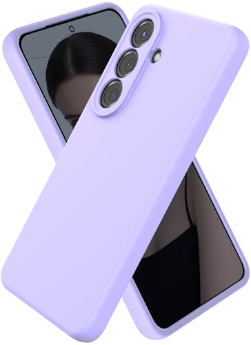 CUZMIGO Liquid Silicone Case for Samsung Galaxy S26, Light Purple | Soft Liquid Silicone, Raised Camera Lens Protection, Multiple Neon Bright Colors, Microfiber Lining, Smooth Grip, Slim Fit - color: Light Purple, size: S26