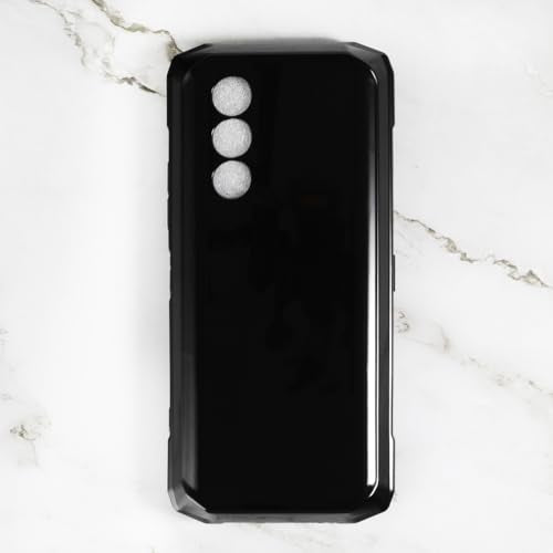 Protective Case for Doogee Blade 10 Power - Black | 6.56" Slim Shockproof Bumper Back Cover Anti-Scratch Flexible TPU Shell, Grip-Friendly - color: Black