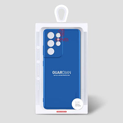 X-level for Samsung Galaxy S21 Ultra Case Slim Fit Soft TPU Super Ultra-Thin [Guardian Series] Phone Back Cover Light Protective Matte Finish Coating Cases for Samsung S21 Ultra-Blue - color: Blue