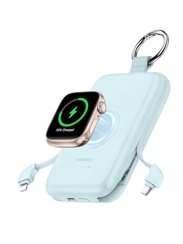 RORRY CharmGo Portable Charger, 10000mAh 20W Fast Charging Power Bank - color: Blue