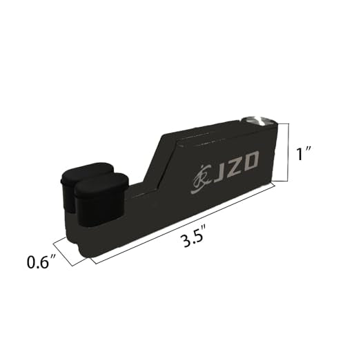JZD Cell Phone Stand for Desk - Adjustable Angle Foldable & Portable Holder with Stable Base for All Smartphones ﻿ - color: Black