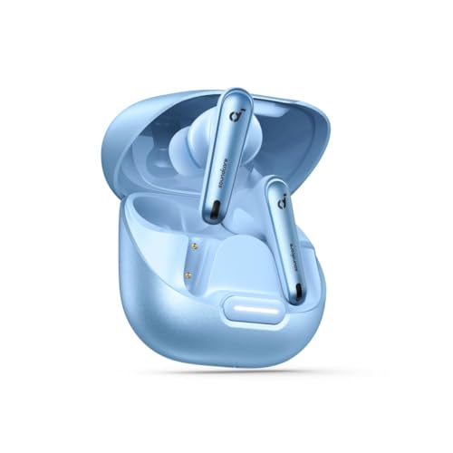 soundcore by Anker Liberty 4 NC Wireless Earbuds - color: Light Blue