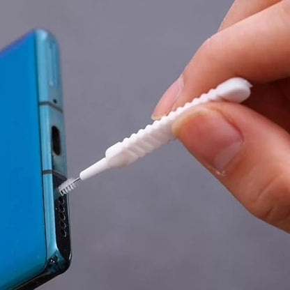 10 Pack Generic Anti Dust Plug Cover Charging Port Protector Cap with Cleaning Brush for Phone 14/15/16 Series, Galaxy S22/S21/S20, Note 20/10, All USB C and Lightning Devices