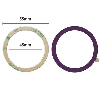 TENOC Universal Metal Ring Sticker, 3Pcs, Purple - color: Purple