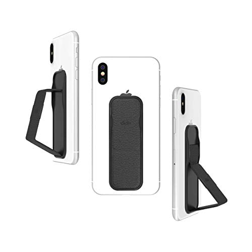 CLCKR Cell Phone Stand compatible with iPhone X/XS/XR/6/7/8 and Samsung Galaxy S9/S9/S10/S10 Plus - Black - color: Black