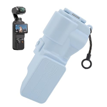 Camera Lens Screen Protector for 3, Scratchproof Protective Cover with Easy Open Close, Anti Shock Sponge and Lanyard Attachment, Blue - color: Blue