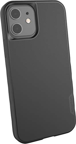 Smartish iPhone 12/12 Pro MagSafe Case, Gripmunk, Slim Grip Case, Black | Thin, Grippy & Protective, Magnetic with Microfiber-Lined Interior, Drop-Tested from 6 Feet, Raised Edges for Screen & Camera - color: Black Tie Affair (MagSafe), size: iPhone 12 /