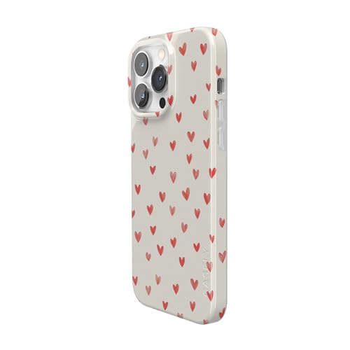Casely iPhone 14 Pro Case | Love Letters | Doodle Hearts | Compatible with MagSafe | Classic Ultra Slim Design - color: Love Letters | Doodle Hearts, size: iPhone 14 Pro