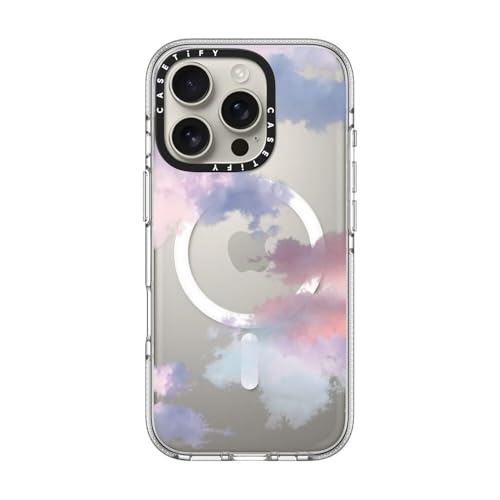 CASETiFY for iPhone 16 Pro Case - Impact Clear Compatible with MagSafe | Not Yellowing | 6.6 ft. 3x Military Grade Drop Protection | Clouds | Clear - color: Clouds, size: Iphone 16 Pro (6.3")