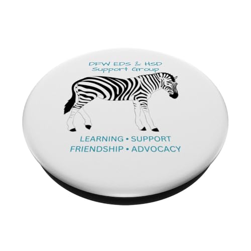 DFW EDS & HSD Support Group Logo Wear PopSockets Adhesive PopGrip - style: Adhesive PopGrip