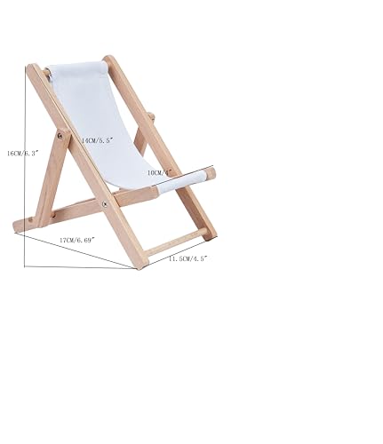 Foldable Wooden Cell Phone Stand, Phone Holder for Desk - color: White