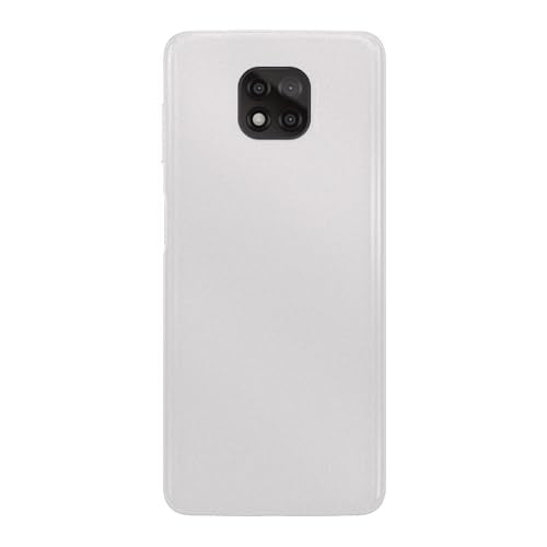 Protective Case for Moto G Power 2021 - White | 6" Slim Shockproof Bumper Back Cover Anti-Scratch Flexible TPU Shell, Grip-Friendly - color: White