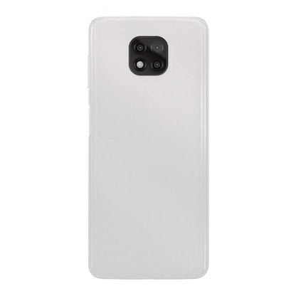 Protective Case for Moto G Power 2021 - White | 6" Slim Shockproof Bumper Back Cover Anti-Scratch Flexible TPU Shell, Grip-Friendly - color: White