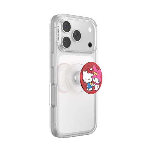 PopSockets Adhesive Phone Grip, Holder- Say Cheese - color: Say Cheese Hello Kitty Adhesive, style: Adhesive