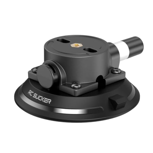 4.5" Camera Suction Cup Mount, Heavy Duty Pump Vacuum Mount - size: 4.5” Plastic