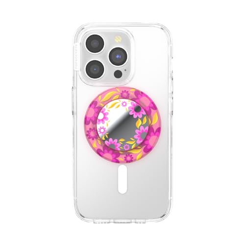 PopSockets Phone Grip for MagSafe, Magnetic Holder- Pink Relief - color: Pink Relief, style: MagSafe