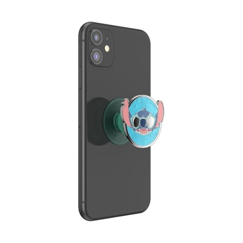 PopSockets Adhesive Phone Grip, Holder, Phone Stand, Disney Lilo & Stitch - Enamel Suns Out Stitch - color: Suns Out Stitch, style: Adhesive