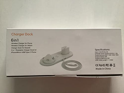 6 in 1 Multi-Function Charging Stand