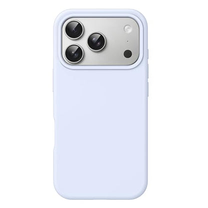 JETech Silicone Case for iPhone 17 Pro Max, Mist Blue | Silky Soft Touch, Shockproof Protection, Scratch Resistant, Microfiber Lining - color: Blue, size: iPhone 17 Pro Max