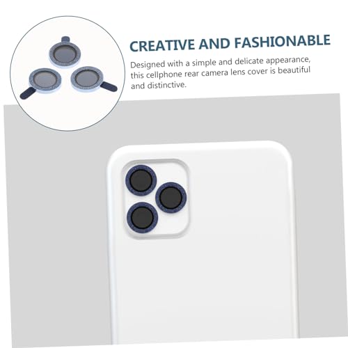 COLLBATH 3pcs Scratch Resistant Rear Lens Covers for Pro Tempered Protective Films with Durable Design Protects Camera From Scratches Easy Installation Compatible Accessory