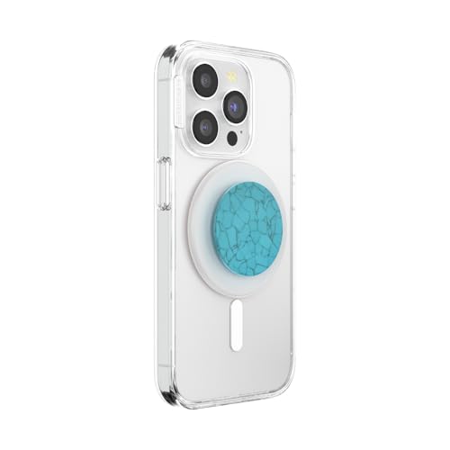 PopSockets Phone Grip for MagSafe, Magnetic Holder- Accent Turquoise - color: Accent Turquoise, style: MagSafe