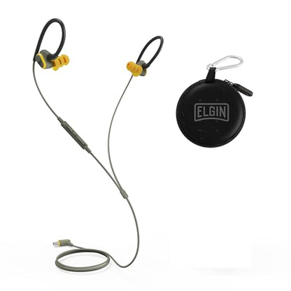 Elgin Rumble Wired Earplug Headphones, Waterproof Earbuds w/Mic - style: USB-C