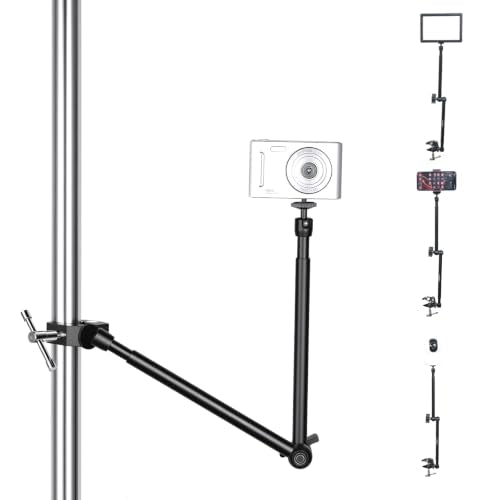 UTEBIT 20" Magic Arm Clamp, Overhead Action Camera Mount Holder Stand - size: 20 inch