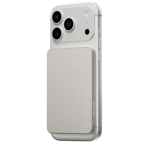 Twelve South PowerCapsule, MagSafe-Compatible Power Bank, (Dune) 5,000mAh - color: Dune