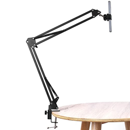 Phone Table Stand Overhead Mobile Phone Holder Adjustable Arm Mount