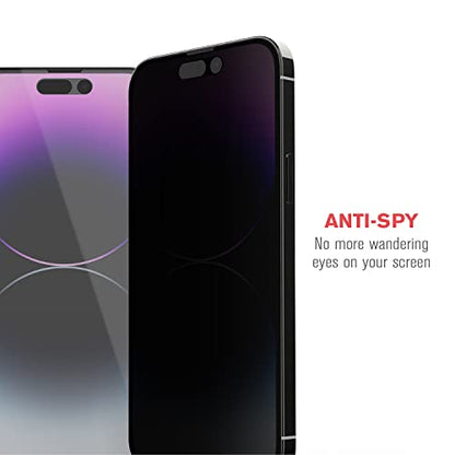 VENA for iPhone 14 Pro Privacy Tempered Glass Screen Protector - 1 Pack