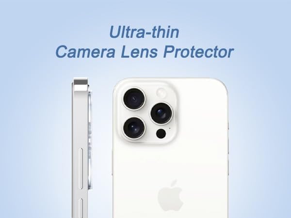 2 Pack Screen Protector for iPhone 15 Pro Max +2 Camera Lens Cover | 9H Military Grade Tempered Glass, HD Clarity, Shatterproof, Anti-Scratch, Anti-Fingerprint, Full Coverage, Auto-Align Tray - size: iPhone 15 Pro Max (6.7 inch)