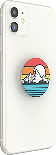 PopSockets Phone Grip with Expanding Kickstand, Adhesive Grip - Sunset Peaks - color: Sunset Peaks