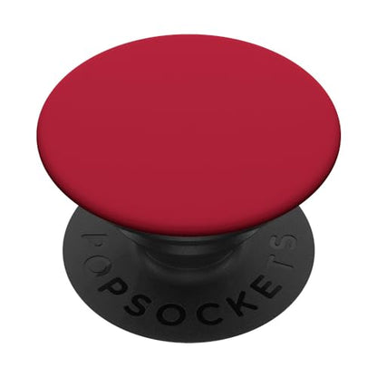 Cell Phone Button Holder Pop Out Knob Plain Solid Red Matte PopSockets PopGrip: Swappable Grip for Phones & Tablets PopSockets Standard PopGrip - style: Standard