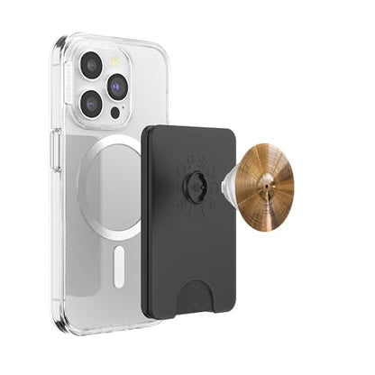 Drummer Drums Drumming Drum Set Music Lover Drum Cymbal PopSockets PopWallet for MagSafe - style: Magnetic PopWallet