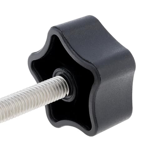 RTNLIT Desk Lamp Clamp, 0.49in/12.5mm 4 Hole Metal Table Mounting Clamp - color: Black