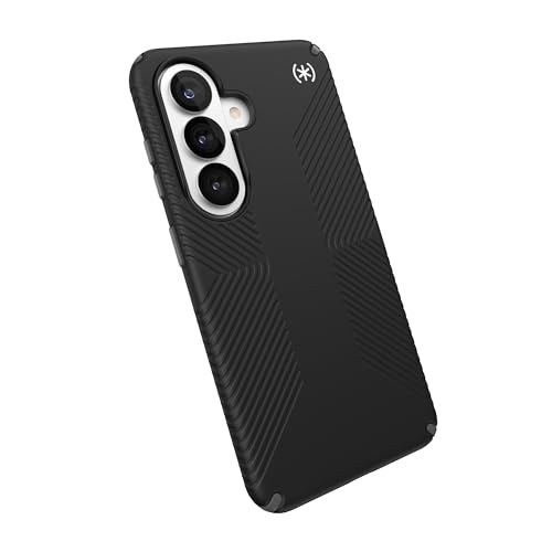 Speck Samsung Galaxy S26 Presidio2 Grip + Magnet Case - Black/Slate Grey - color: Black, size: Samsung Galaxy S26